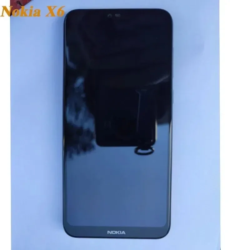 สมาร์ทโฟน Nokia X6 4G สมาร์ทโฟน Android แบบเต็มหน้าจอ dual-card สแตนด์บายคู่ 4G 64G ปลดล็อคโทรศัพท์มือสอง