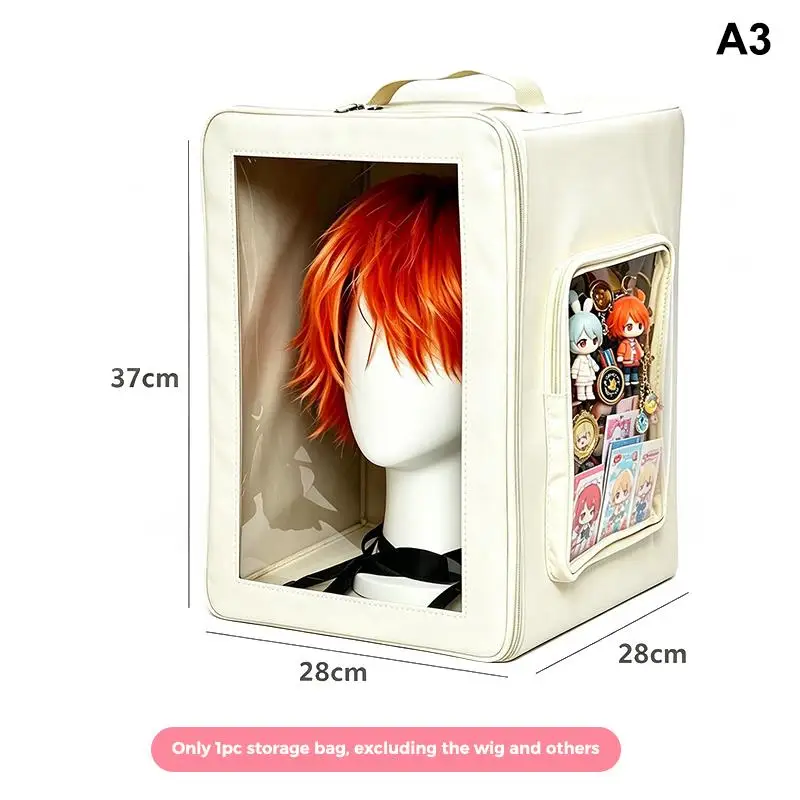 Hanging Wig Head Model Storage Box