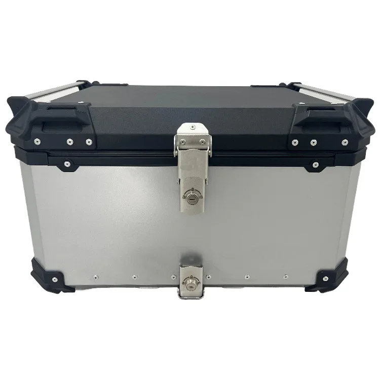2025 New Arrival 80L Chinese Motorcycle Metal Tail Box Universal Tail Boxes for Sale