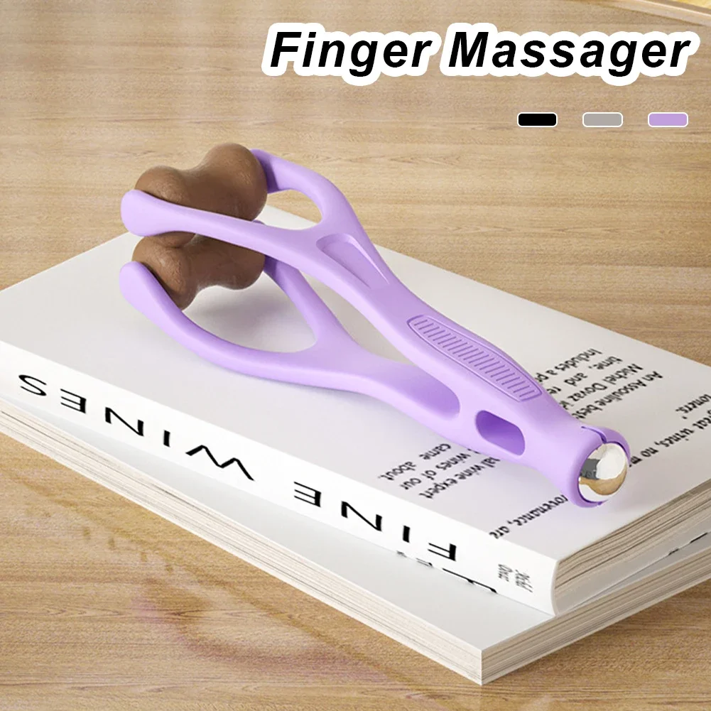 مدلك يدوي مفصل يدوي لتدليك ميريديان أصابع نحيلة لتنظيف نقاط الوخز مشبك تدليك إصبع الحجر #3