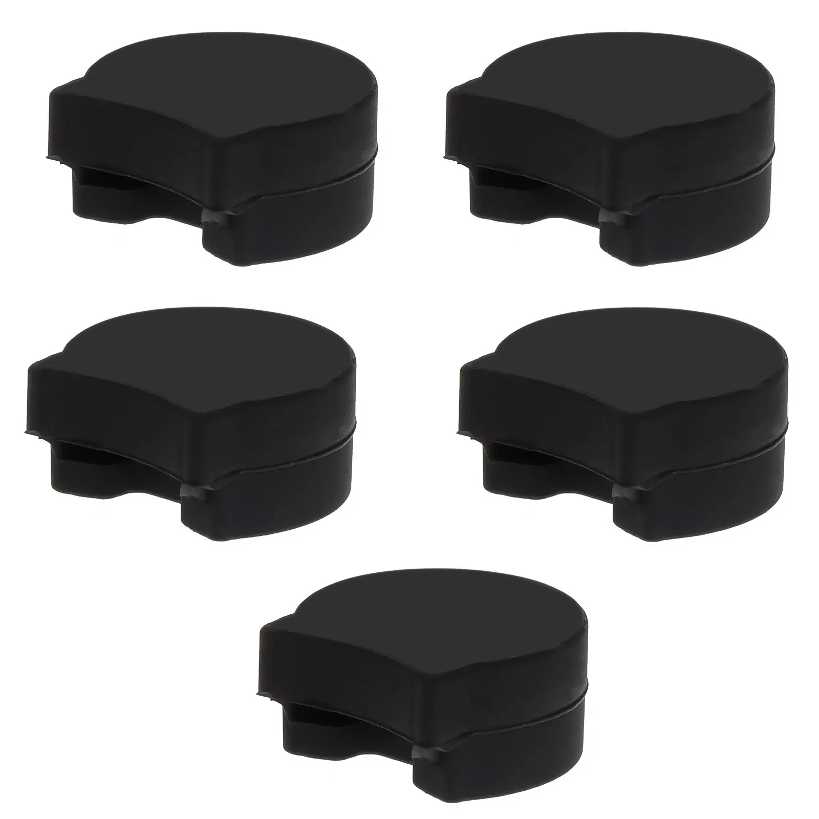

5Pcs Black Rubber Clarinet Thumb Rest Cushion Durable Hard Material Sore Thumbs Extra Support Correct Finger Position