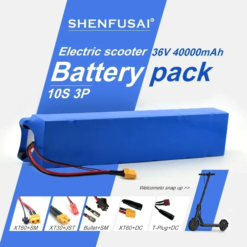 

Lithium ion rechargeable battery 10s3p 36V350/500/750w, suitable for bicycles, scooters, motorcycles, and electric scooters