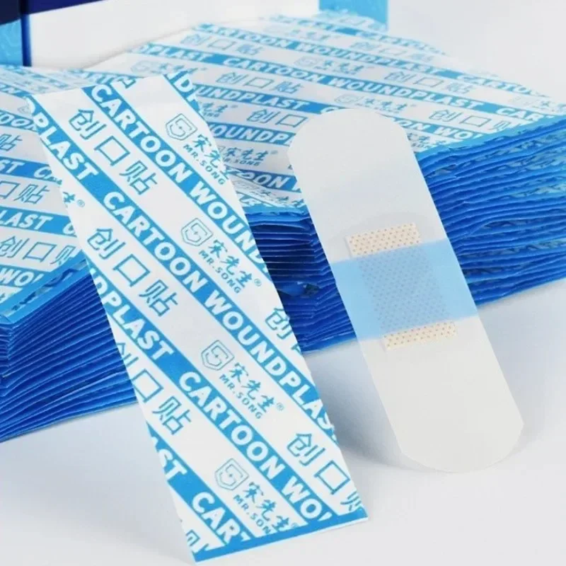 120pcs Medical-Grade Bandages - Waterproof Transparent Wound Covers for Children/Adults | Latex-Free, Breathable Adhesive