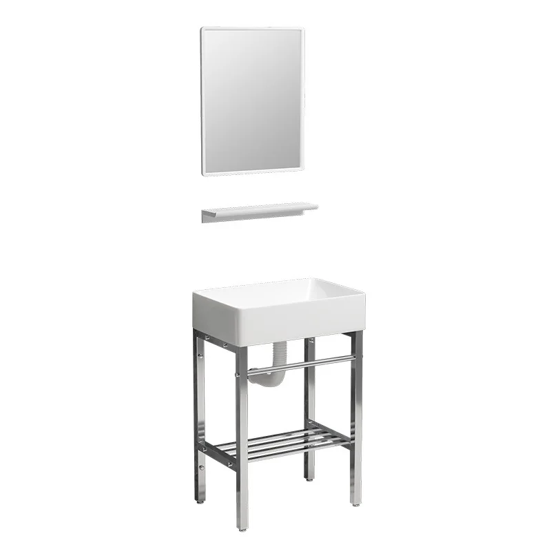 Washbasin Wall-mounted ceramic washbasin without faucet hole