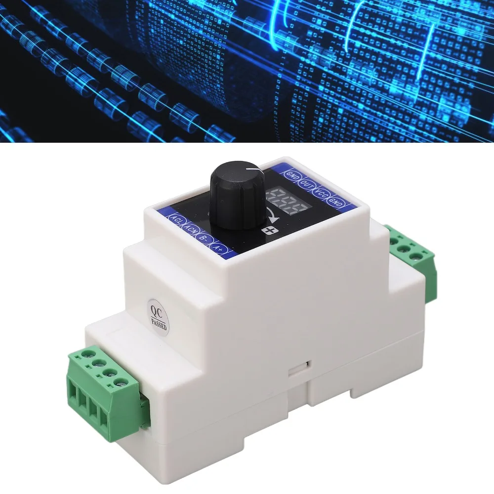 RS485 Current Signal Generator 24V Power Digital Display Current Analog Generator 4-20mA DC Rail Installation