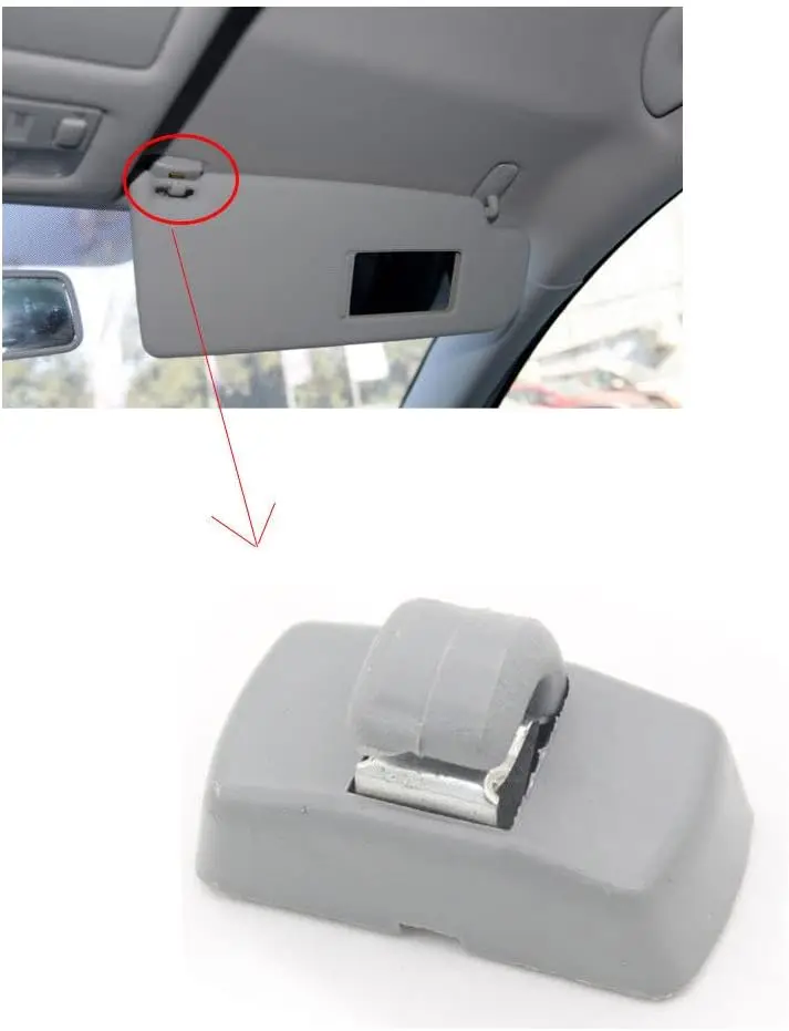 Sun Visor Mounting Clip for VW TRANSPORTER, VAN OR CAMPER FROM 1991 TO 2003 3B0857561B 3B0 857 561B