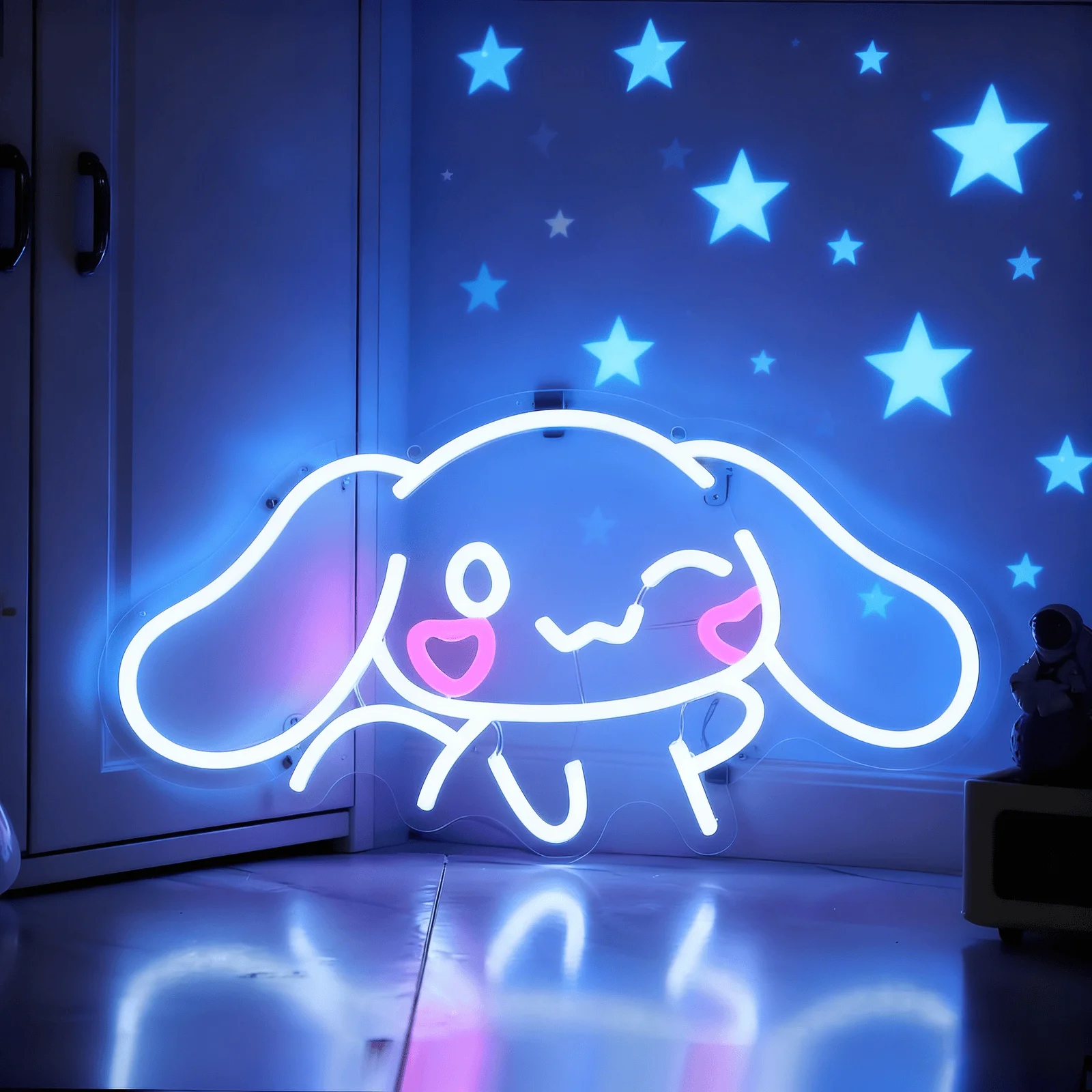 

Neon Sign The Anime CuteDog LED Neon Light Lamp Acrylic Sign for Game Room Decor Gaming Light Accessory Gifts for Boy Room Decor