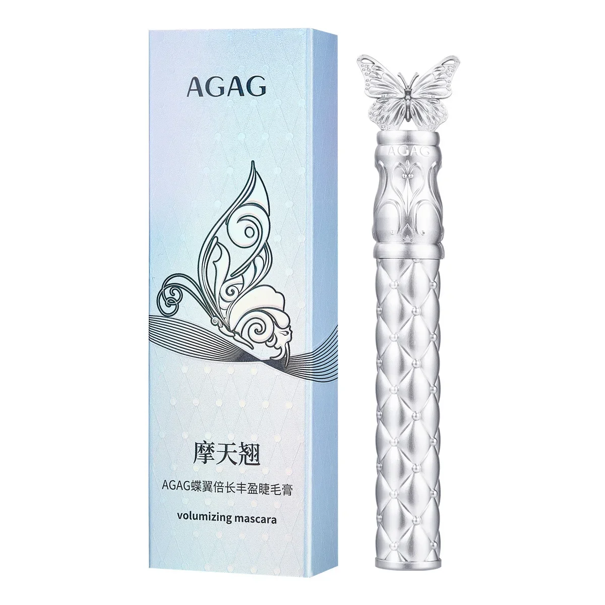 Agag Hoge Wasbare Mascara Make-Up, Volumenizing, Verlenging, Bepalend, Curling Waterdichte Mascara Carbon Black