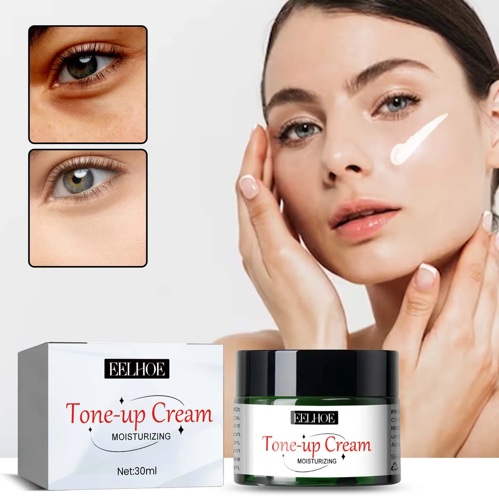 Moisturizing Tone Up Cream Invisible Pore Cover Dark Spot Freckle Acne Concealer Improve Dull Brighten Make Up Whitening Cream