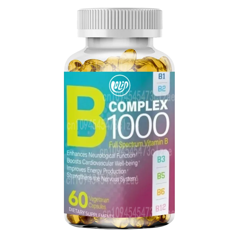 Full Spectrum B-complex Vitamin Supplements -60 Capsules