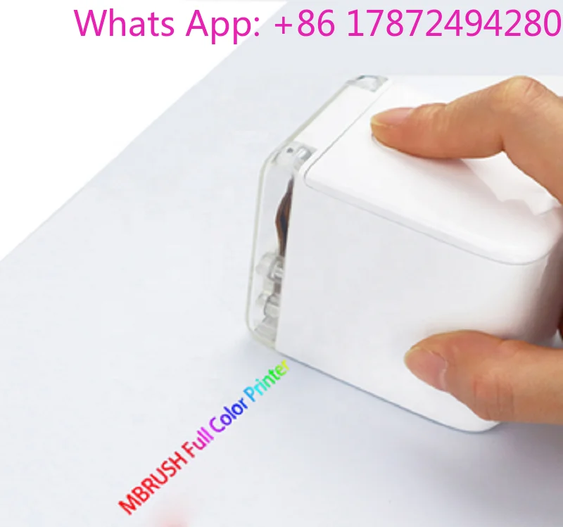 Portable Handheld Edible Ink Printer for Coffee Cake Latte Baking