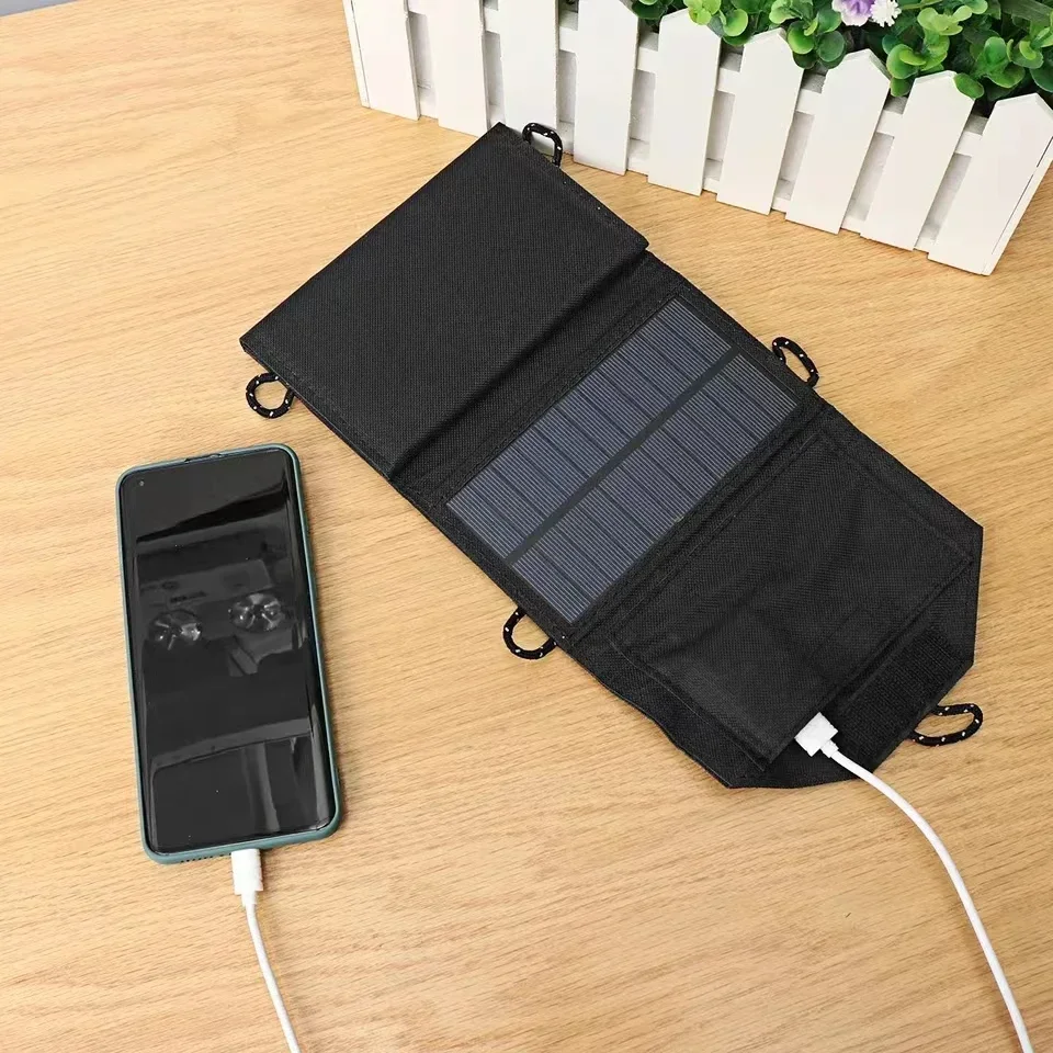 Foldable Solar Panel 500W  Portable Solar Panels Fast Charger USB 5V DC Full  Power Solar Panel Mobile Power Bank For Camping