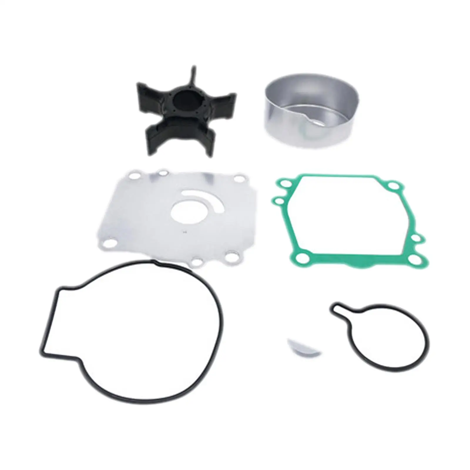 Water Pump Impeller Service Set 17400-92J00 for Outboards, DF115 DF140, Easy to Install