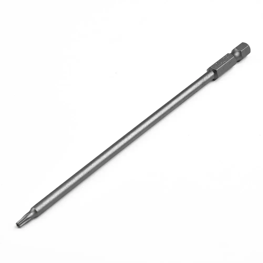 Chave de fenda de qualidade, 1 peça, 1 4 em 150 mm de comprimento, 6,35 mm, substituição magnética, liga de aço, cabeça torx