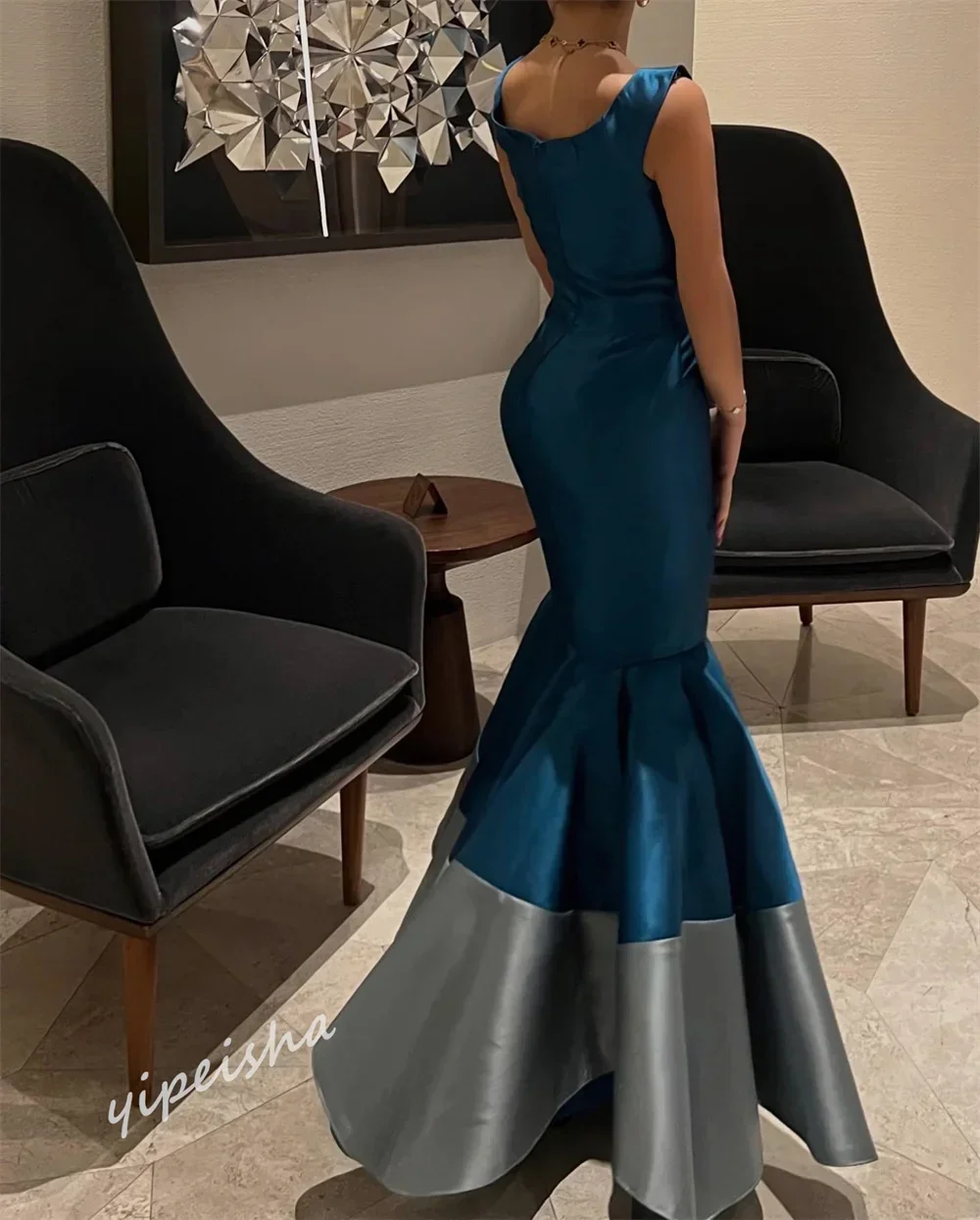 Fashion Simple Retro Column Sweetheart Midi Dresses Quinceanera Dresses Formal Elegant Sparkle High quality Formal Classic Sexy