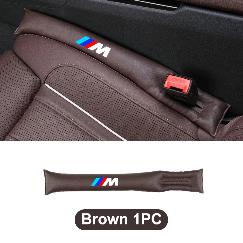 Leather Car Seat Gap Filler Seat Gap Leak Proof Strip For BMW M Performance F30 F10 E90 F20 E46 E60 E70 E39 E36 E87 X7 E92 E91