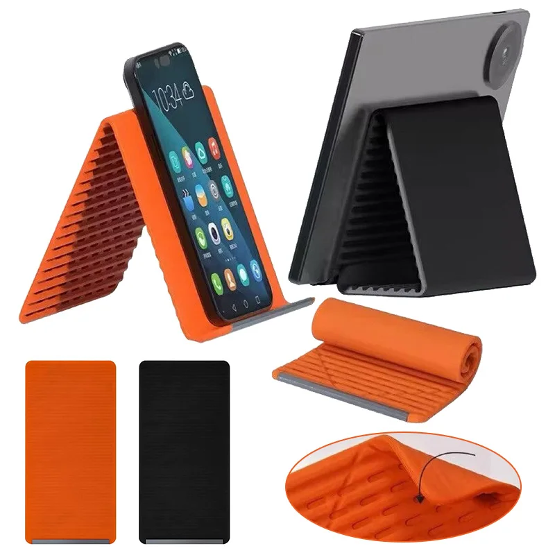 

Foldable Phone Holder Multi-Angle Adjustable Stand for Phone Silicone Desktop iPad Stand Suitable for Travel Office Home Use