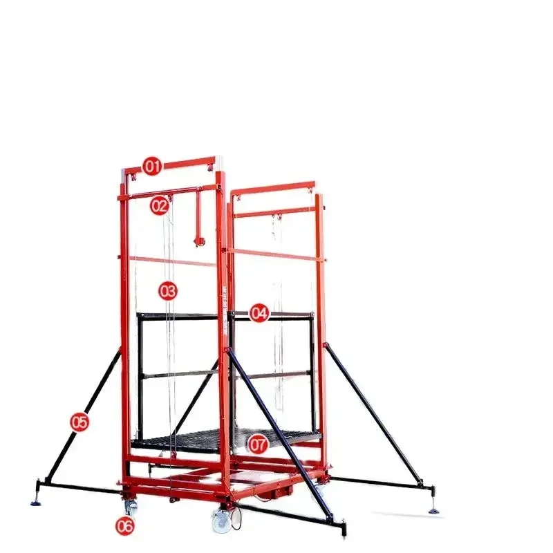 

Electric Scaffolding Remote Lifting Mobile Folding Multifunctional Lifting Platform Economical