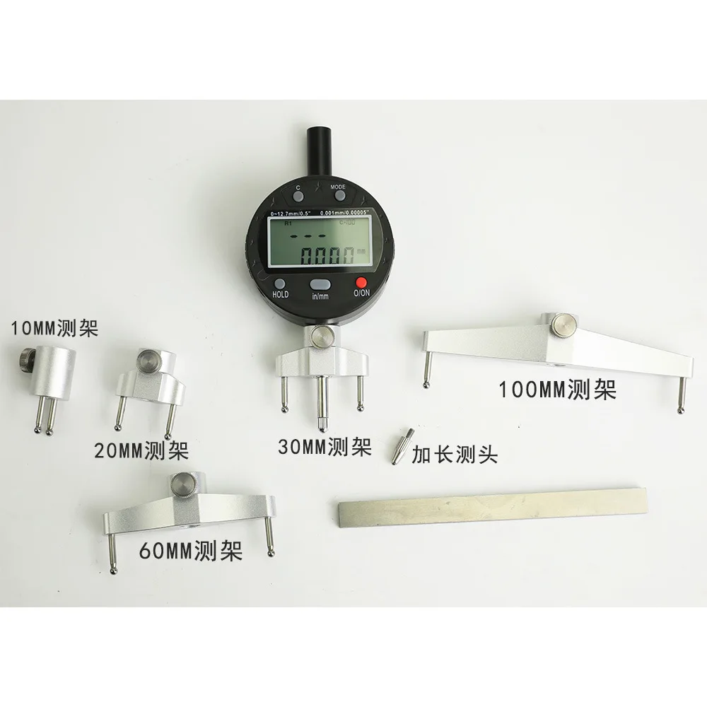 Electronic digital display radius gauge, radian measuring instrument, radius measuring instrument, R gauge, arc spherical