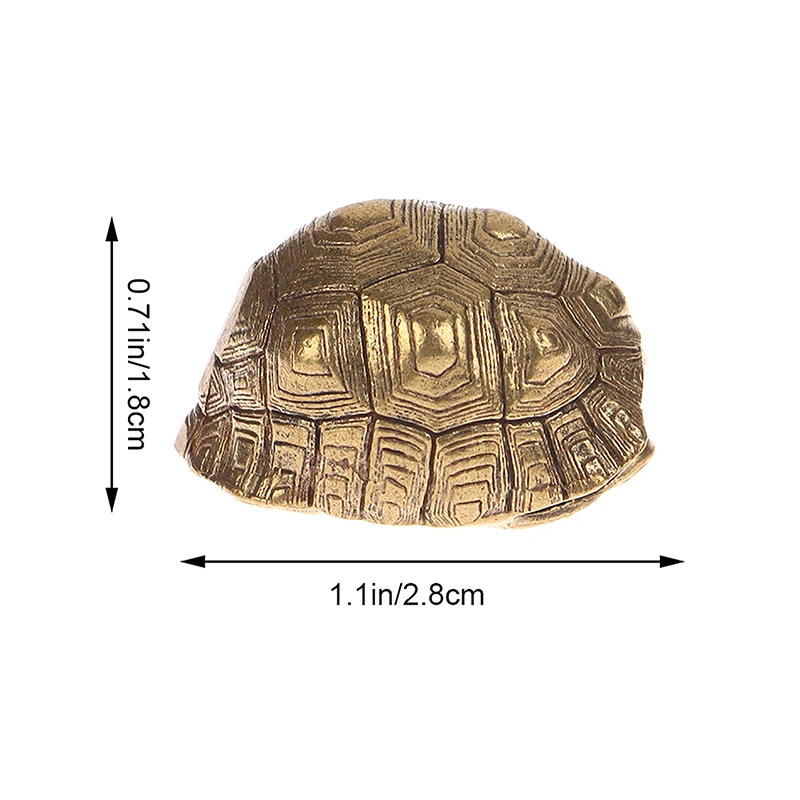 【YA】Creative Cute Brass Tortoise Shell Bell Car Key Chain Pendant Jewelry Metal Keychain Hanging DIY Accessory Lucky Gifts