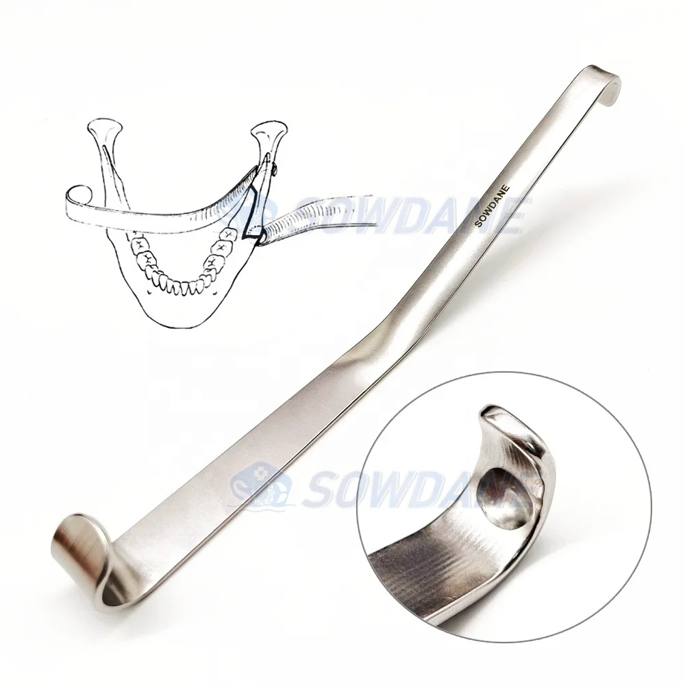 Retrator de ângulo inverso de laboratório T para levantamento mandibular e suporte de laboratório Imlant Retrator Lab Tools