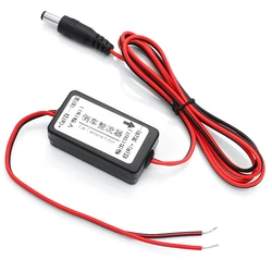 Rectificador de visión trasera de coche, Conector de filtro de condensador de relé de potencia de 12V CC para filtro de cámara de automóvil de respaldo