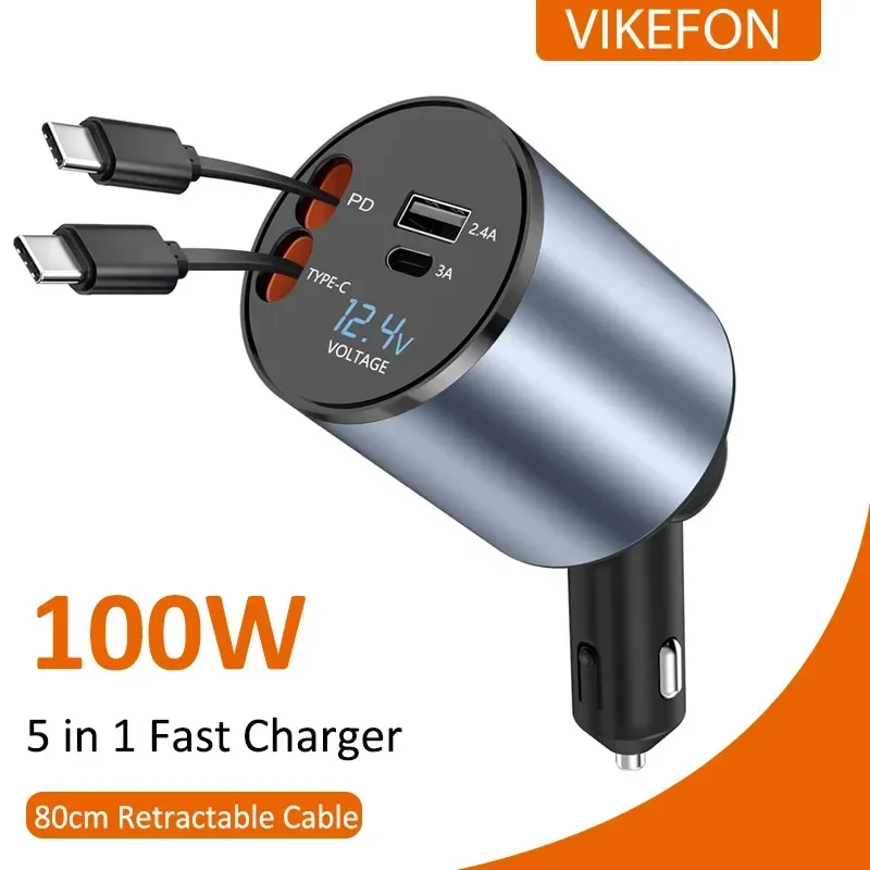 4 in 1 Car Charger 31.5