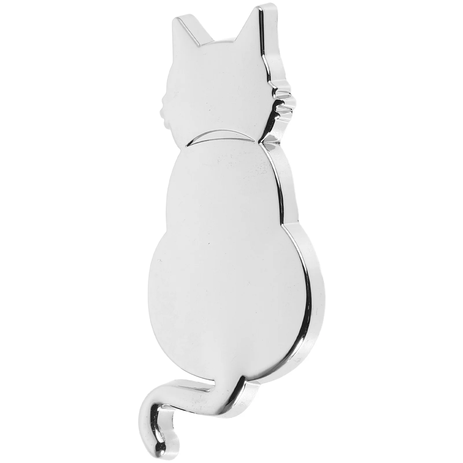 

3D Metal Cat Car Sticker Waterproof Scratch Resistant Animal Decal Auto Bumper Decoration For Car Truck Motorcycle