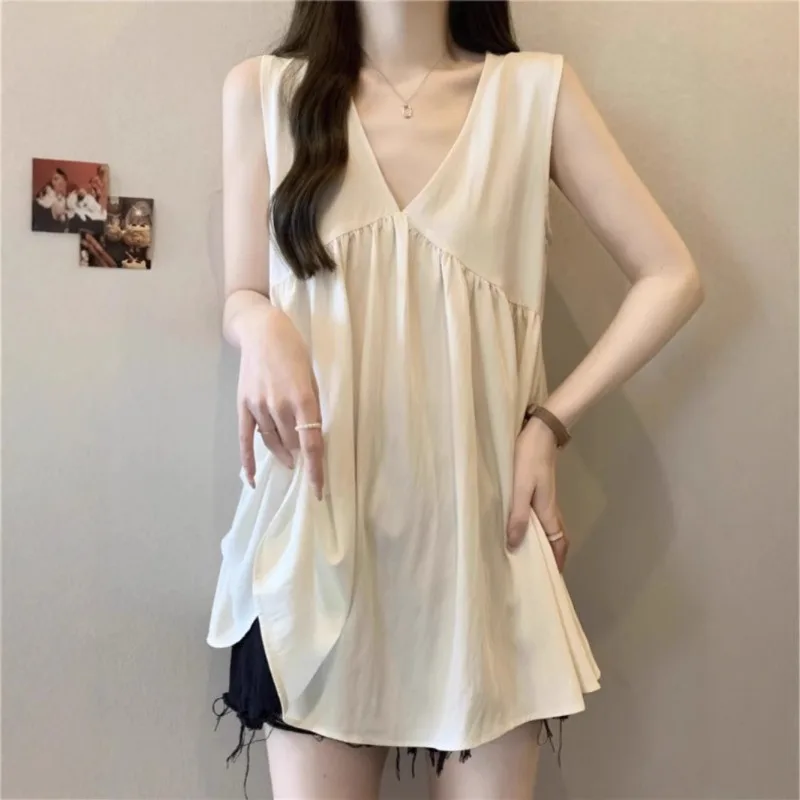 Mini abito da donna con scollo a V e finiture in pizzo Y2k anni '90 Abito scampanato fluido estivo estetico vintage per uscire Boho Coquette Abito a linea A