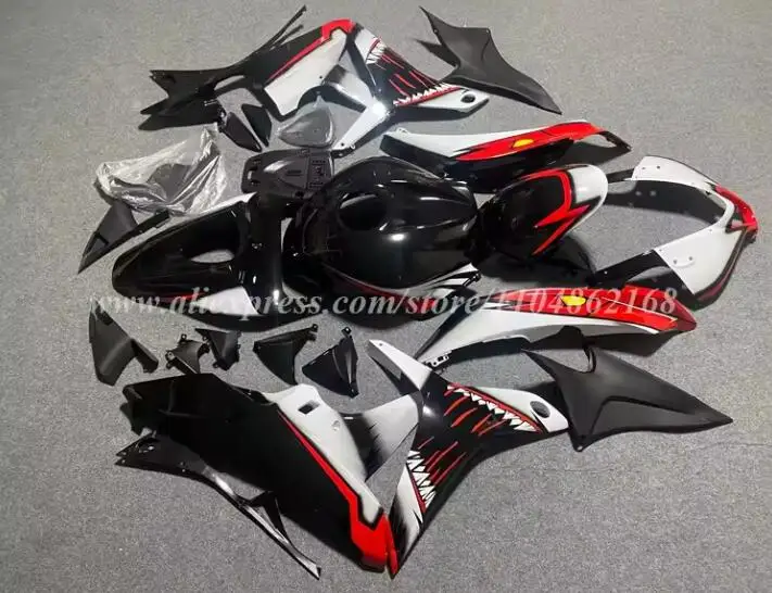 4Gifts New ABS Motorcycle Full Fairings Kit Fit For HONDA CBR600RR F5 2007 2008 07 08 Bodywork Set Custom Shark
