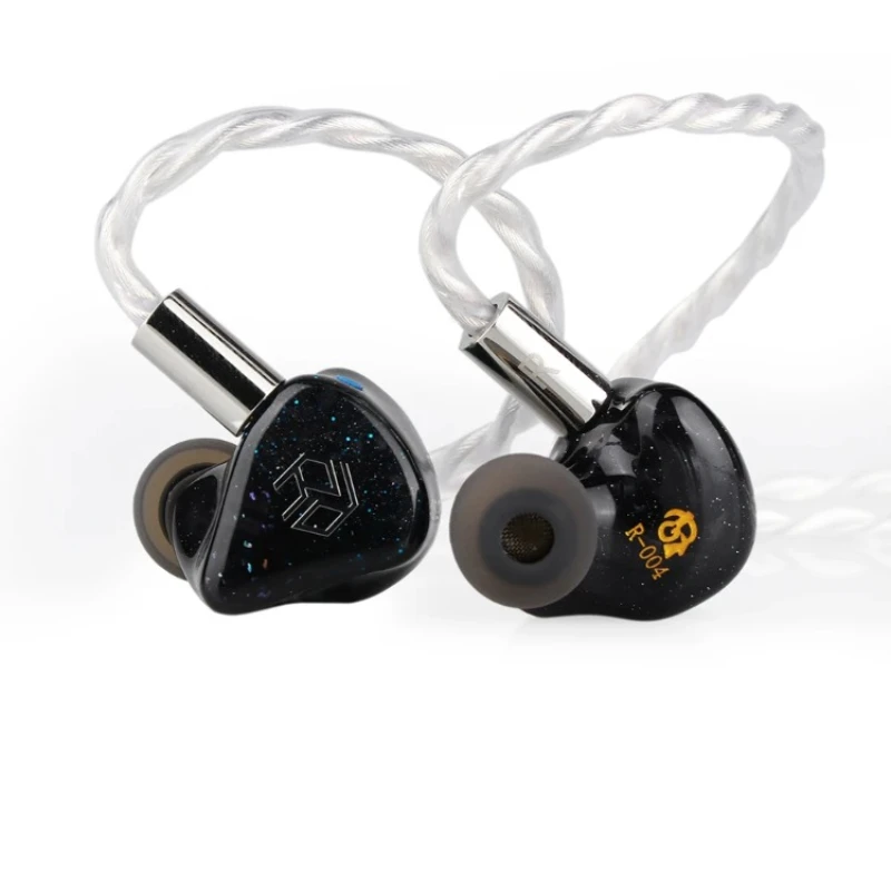 Yanyin X HBB Mahina Headphone 2EST+4BA+1DD Hybrid Drive Earphone Hifi In Ear Monitor IEM 2Pin 0.78mm Cable Music Earbuds