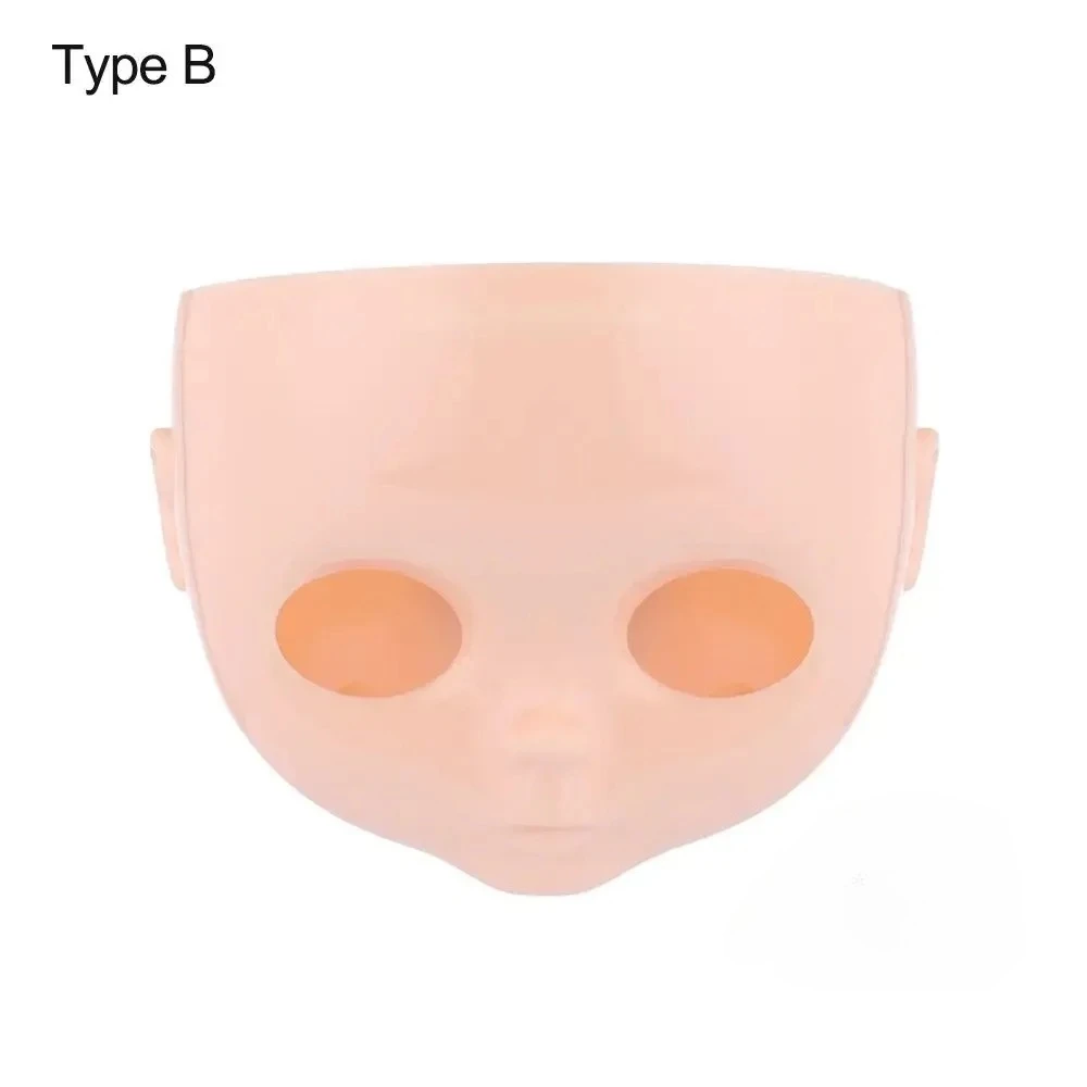 Fabryka lalek Blyth 1/6, plastikowa maska Blyth DIY 30 cm z tylną płytką, zmiana makijażu, maska z śrubami, akcesoria do zabawek