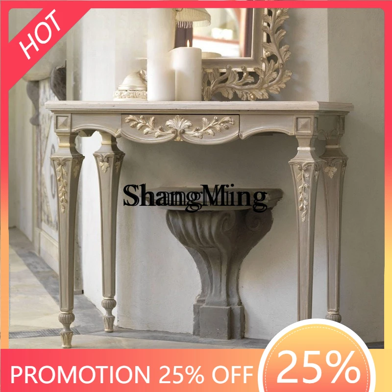 

CL hall birch entrance table against the wall ultra-narrow long table Buddhist platform household