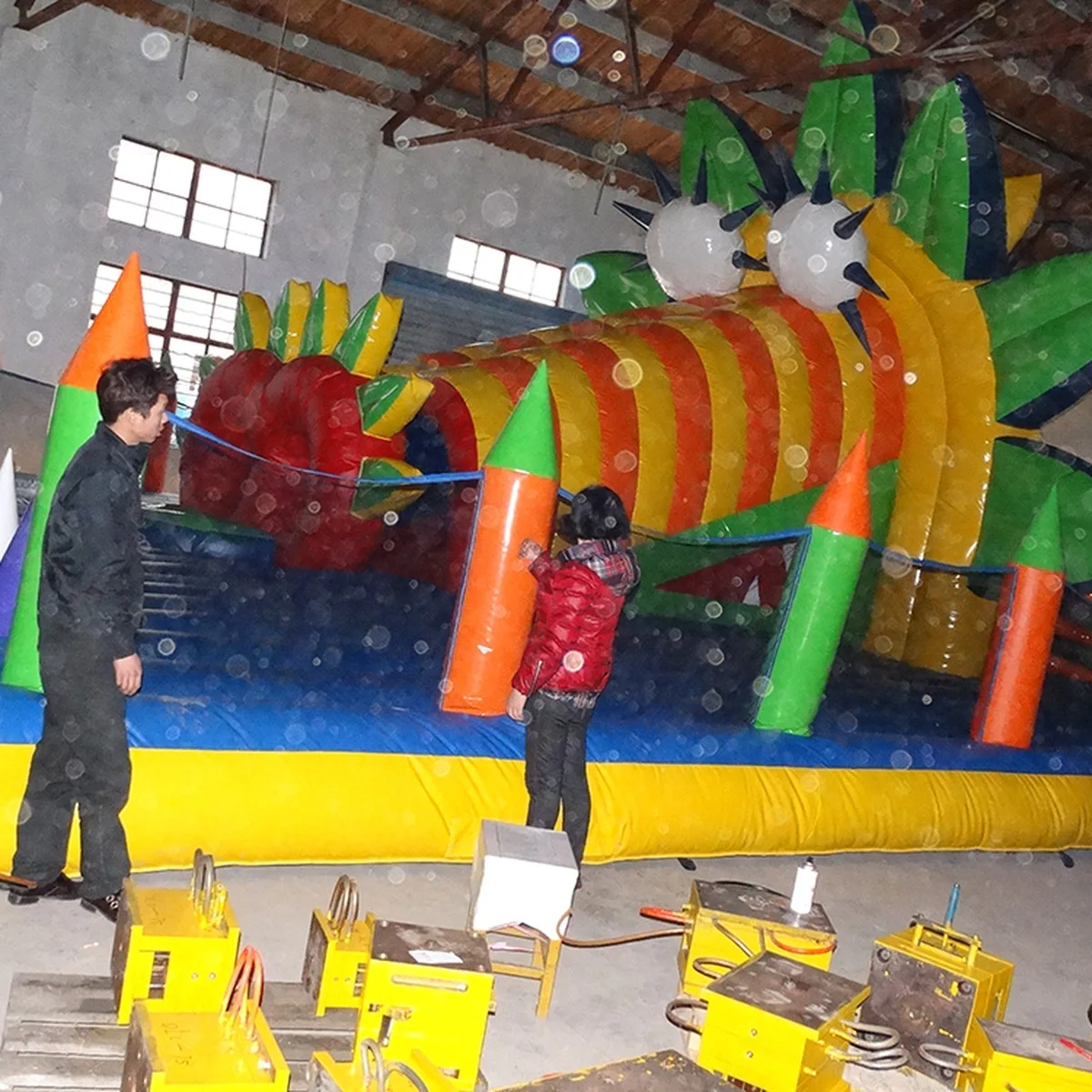 Heavy Duty Commercial Grade PVC Inflatable Bouncer Castle Trampoline Slide Combo Outdoor Use
