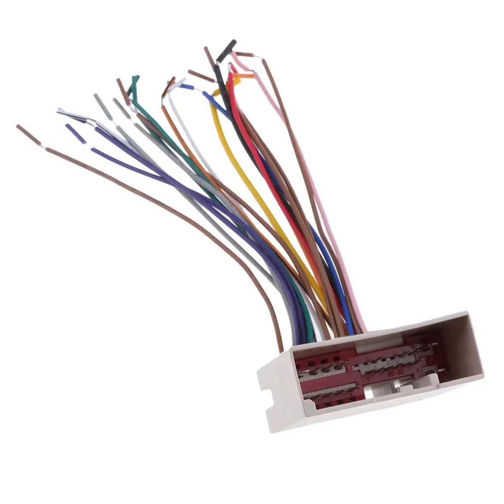 Audio Cable Car Stereo Wiring Harness Installation Kit Plastic Adapter for Ford Taurus X 2008-2009 Radio Update
