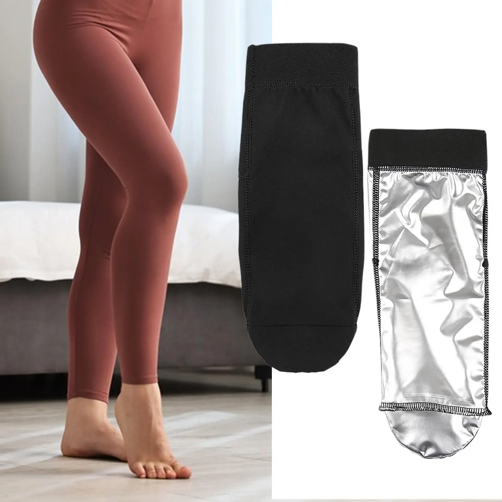 إمرأة جوارب بيلاتيس قدم التعرق جوارب ساونا بيلاتيس اليوغا طاقم للبالغين النساء الرجال تجريب رياضة الرقص المنزل الشاطئ المياه #5