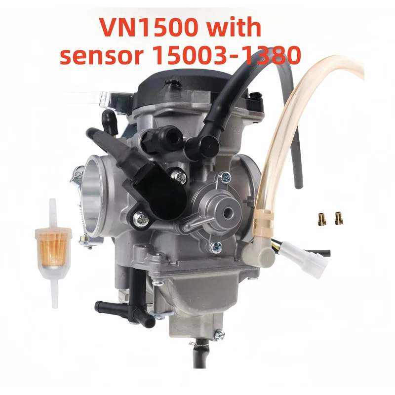 Replacement Carburetor With Sensor For Kawasaki VN1500 Vulcan 1500 1996-2004 Motorcycle Fuel System Repair Spare Parts