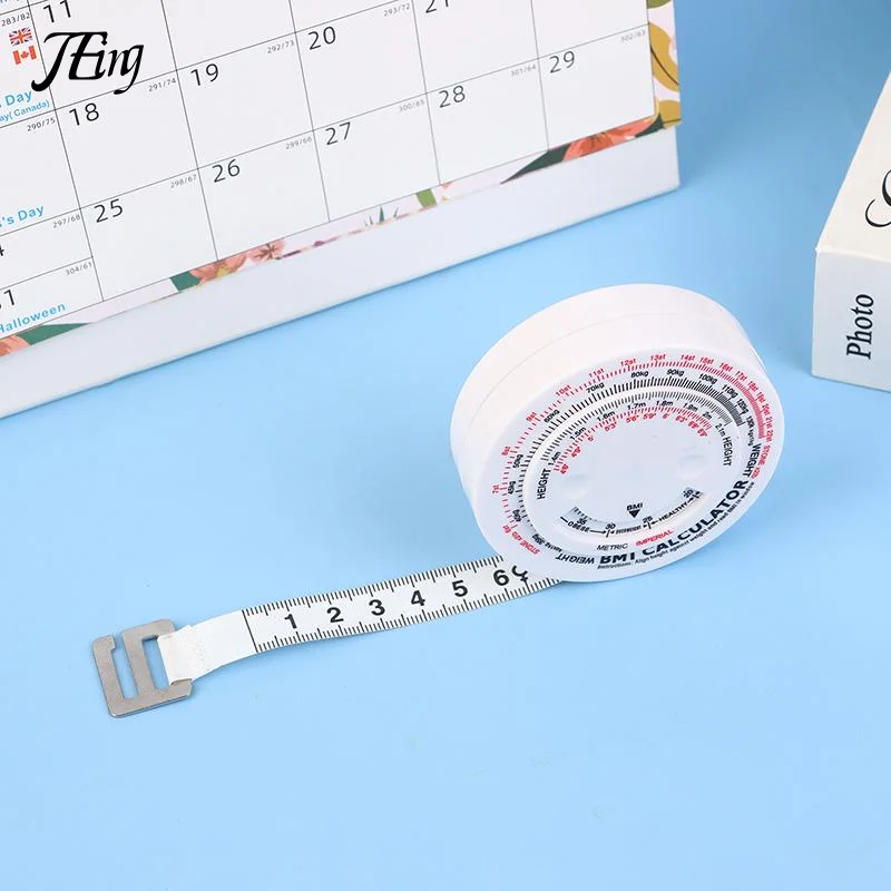 مؤشر كتلة الجسم أشرطة القياس الخياطة حاكم الخصر شريط القياس المحمولة جولة لينة قياس حاكم الملحقات العملية