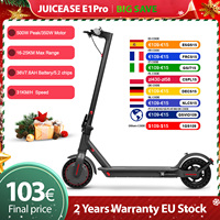JUICEASE E1 Pro Electric Scooter 350W Motor 500W Peak Power Folding Electric Kick Scooter 36V7.8AH 5.2 Chips 25KM Range EScooter
