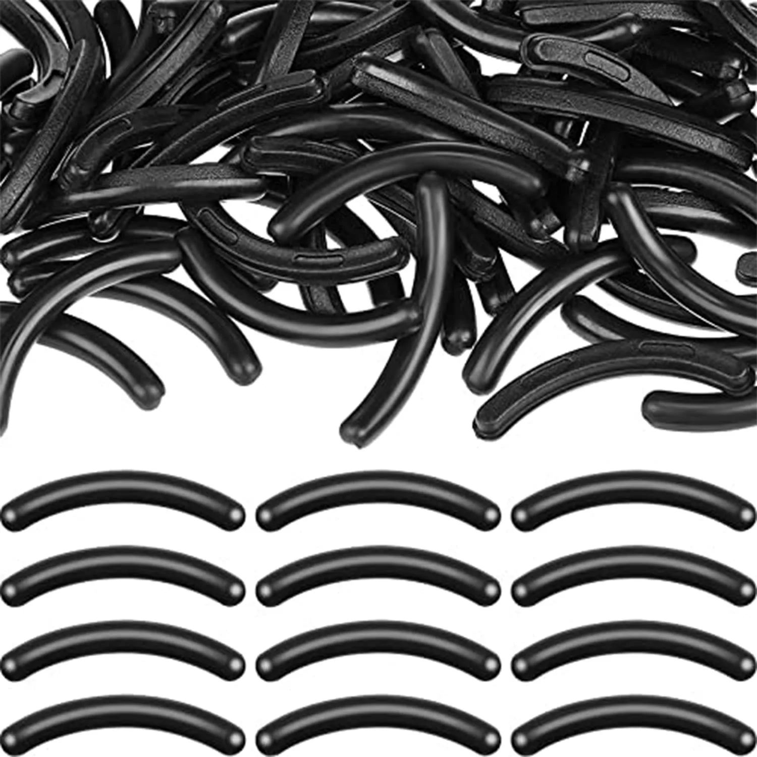 100 Pieces Eyelash Curler Refills Pads, Eyelash Curler Pads Replacement Pads for Universal Eyelash Curler