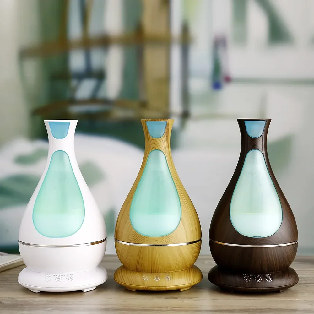 Oil Essential Diffuser Aromatherapy Ultrasonic Humidifier Air Purifier Mist Timing Set for Home Spa Office Humidificador 400ml