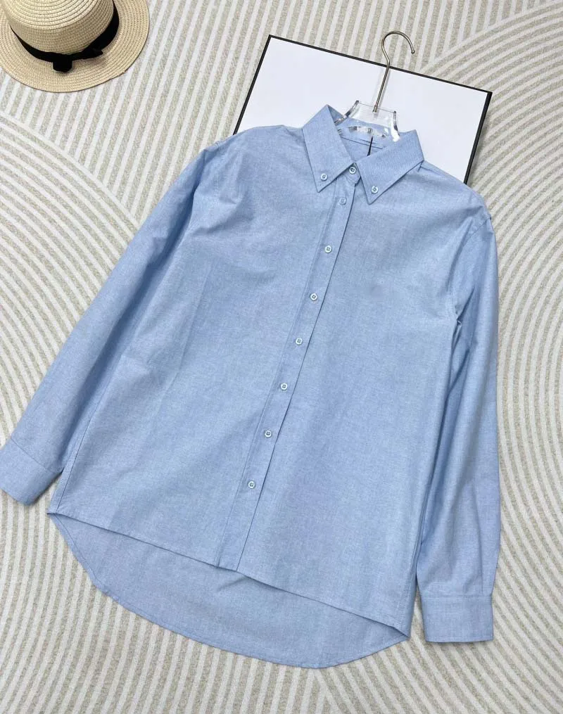 2024 Autumn New Women's Shirt Fashionable, Exquisite, College Style Comfortable, Versatile, Loose, Slimming, Collar Shirt