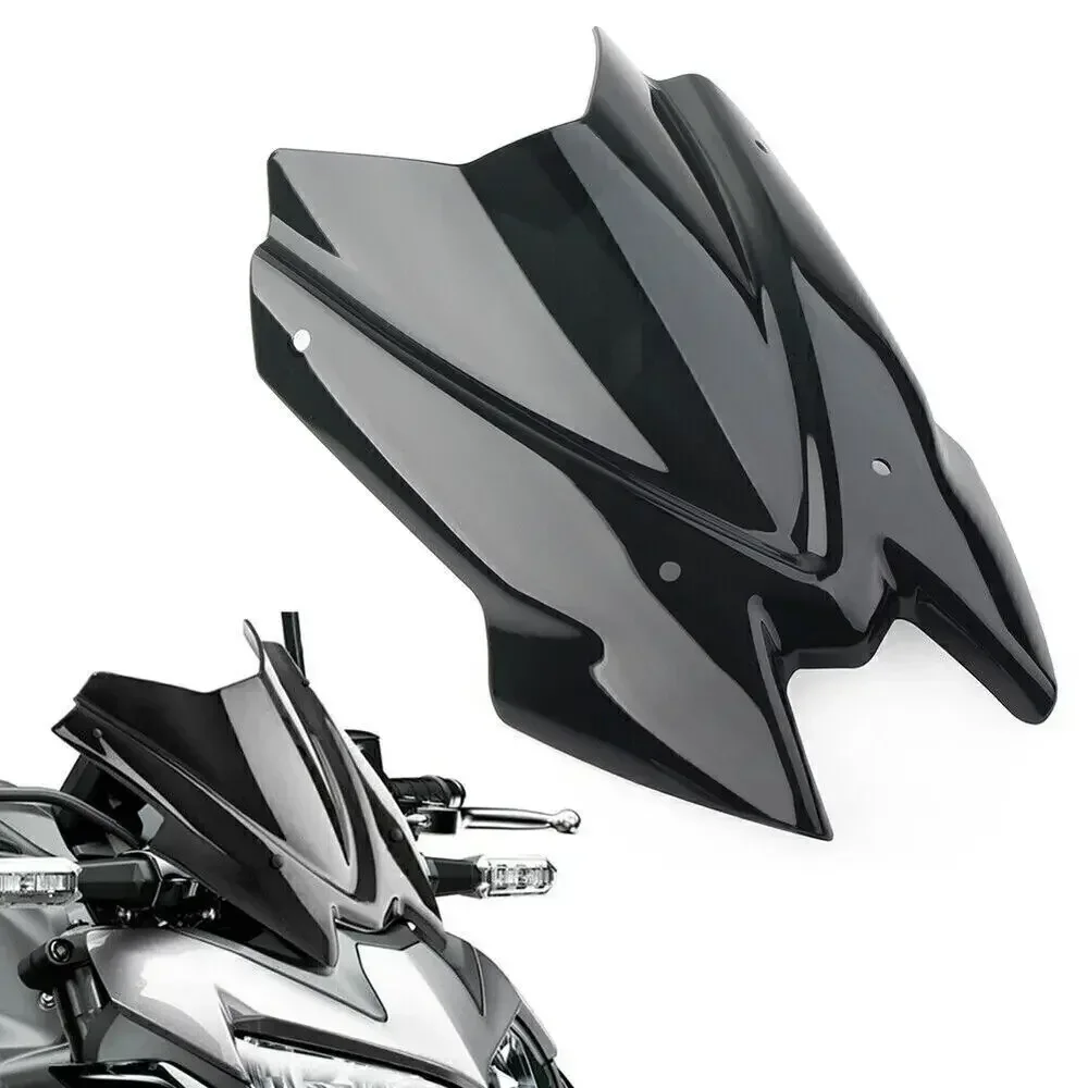 

Motorcycle Black Windshield Windscreen Fit For Kawasaki Z900 Z650 2020-2023 2021 2022