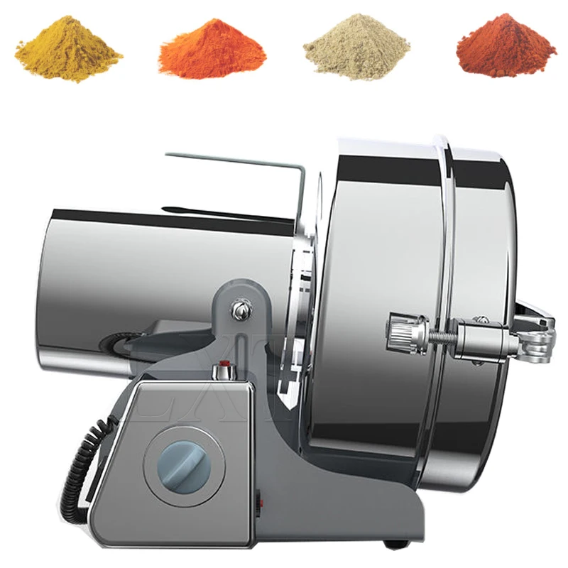 Electric Grain Mill Grinder Stainless Steel Pulverizer Powder Machine For Dry Herbs Grains Spices Cereals Coffee Corn