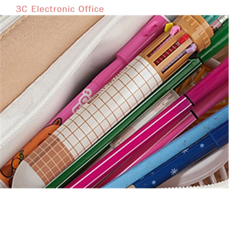 

Многослойный пенал с дизайном зеленой панды, большой емкости, милый держатель для ручек, органайзер для канцелярских принадлежностей, школьные принадлежности, подарок для студентов