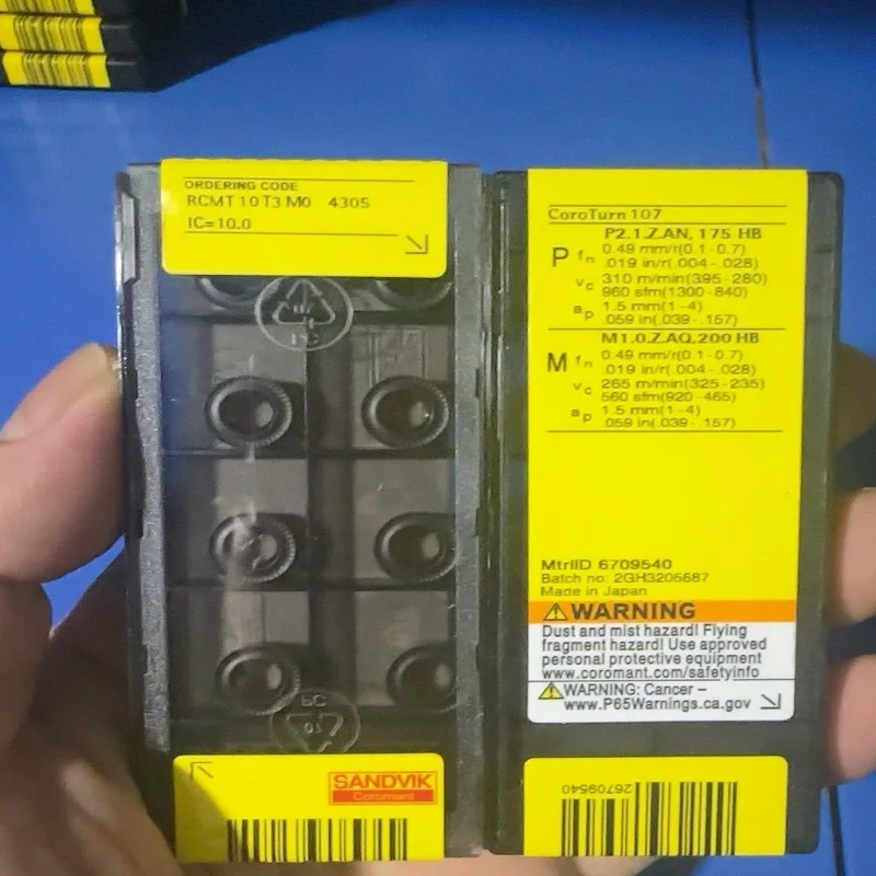 

Hard alloy cutting blades RCMT10T3M0 4305