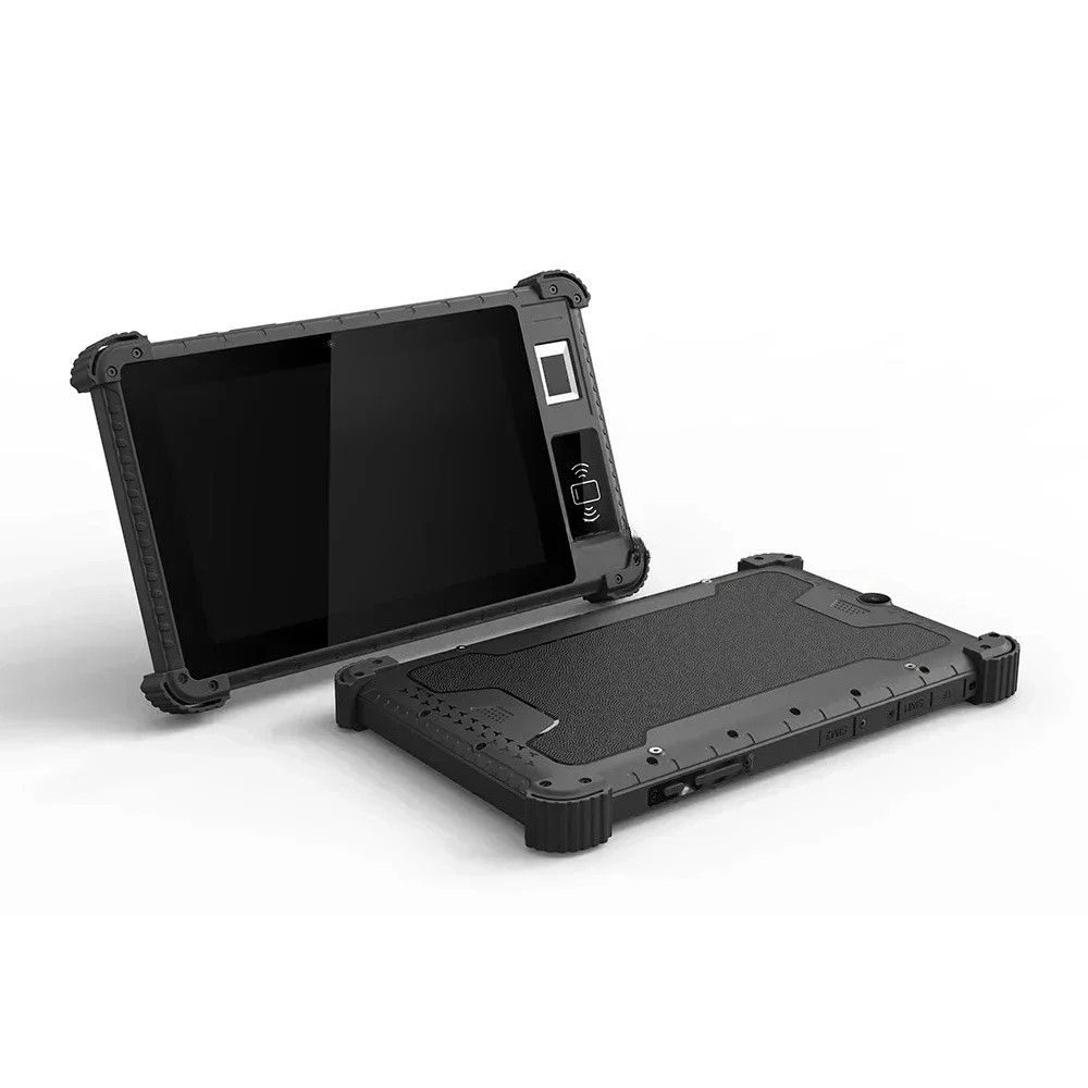 8 Inch Nfc Dual Sim Card Android Fingerprint Reader Scanner Usb Rugged Housing Inch Tablet Pc Industrial Wall Mount Poe
