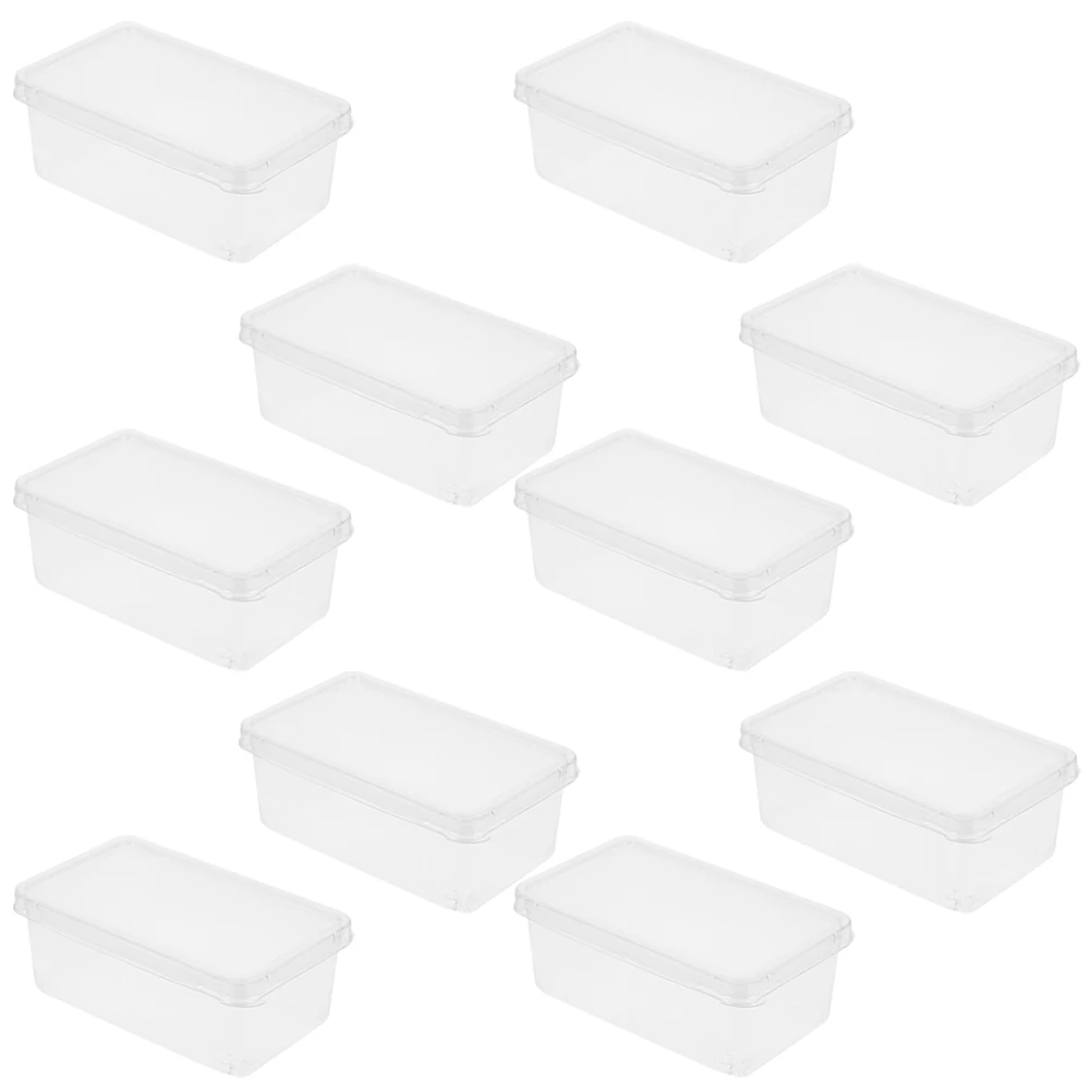 

10pcs Transparent Tiramisu Box Clear Cake Container Safety Lid Dessert Mousse Bread Holder Packaging Kitchen Bar Accessories
