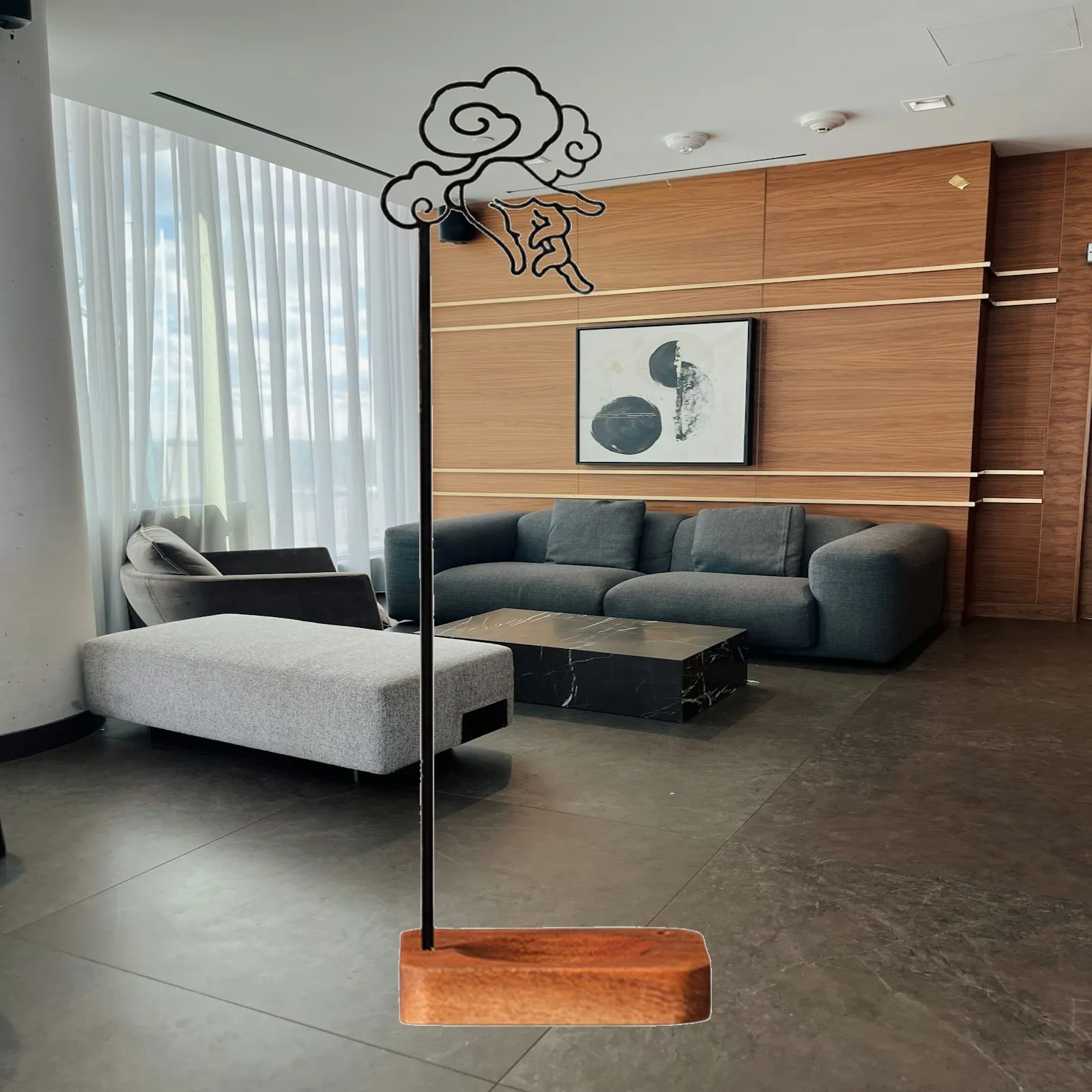 Upside Down Incense Stick Burner Buddha Hand Ash Catcher Creative Wooden Metal Decorative Holder for Home Party Spring Festival