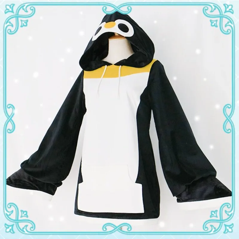 Anime Rem Ram Cosplay Costume Cute Penguin Hooded Dress Uniform Suit for Women Halloween Carnival Party Roleplay Outfits view 2